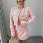 Autumn And Winter New European And American Single-breasted Short Coat French Retro Debutante Style Dress - Image 2