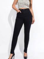High Waist Slimming And Tight High Stretch Large Size Hip Lifting Skinny Jeans - Image 6