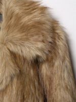 Women's Casual Artificial Fur Effect Short Coat - Image 3