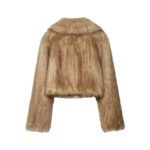 Women's Casual Artificial Fur Effect Short Coat - Image 2