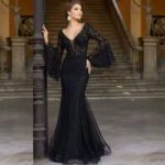 Women's Lace Embroidered Fishtail Slim Dress - Image 3