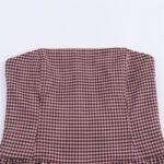 Women's Plaid Tube Top Dress - Image 5