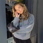 Zipper Knitted Bomber Jacket Sweater Coat