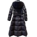 Long Casual Hooded Warm White Duck Down Jacket - Image 2