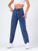 Women's Denim Casual Classic Cropped Pants Butt-lifting Pants - Image 8