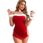 Sexy Lingerie Women Lace Seductive Strappy Nightgown - Image 3