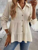 Women's Casual Versatile Long Sleeve Shirt - Image 2
