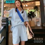 Loose Korean-style Student Cotton Casual Two-piece Set - Image 5