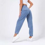 Women's Denim Casual Classic Cropped Pants Butt-lifting Pants - Image 7
