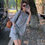 Loose Korean-style Student Cotton Casual Two-piece Set - Image 4