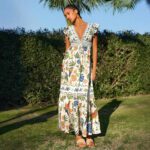 Ladies Summer Holiday Dress With Ruffle-Trimmed Sleeves For A Casual Look - Image 3