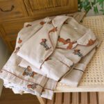 Womens Casual Cartoon-Print Loungewear Set - Image 6