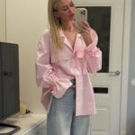 Commuter Striped Lapel Long-sleeve Shirt - Image 6