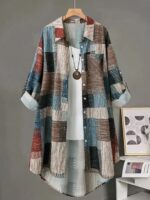 Retro Color-block Casual Outdoor Clothingfresh Comfortable And Stylish - Image 3