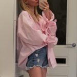 Commuter Striped Lapel Long-sleeve Shirt - Image 2