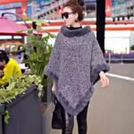 Leopard-print Thickened Velvet Oversized Cloak - Image 9