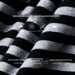 Striped Cardigan Casual Coat Women Loose Lazy Style - Image 5