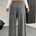 New Women's Drawstring-waist Straight-leg Casual Loose Pants - Image 9