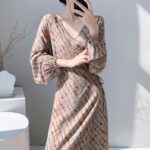 Womens Relaxed-fit Floral-print Simple And Comfortable Dress - Image 7