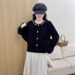 Chanel-style Knitted Cardigan Autumn New Arrival Women's Sweater Jacket - Image 8