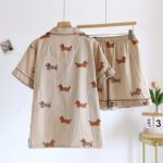 Womens Casual Cartoon-Print Loungewear Set - Image 7