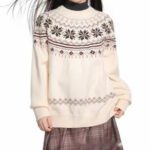 Round-neck Knitted Sweater For Fall And Winter - Image 7