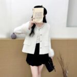 Chanel-style Knitted Cardigan Autumn New Arrival Women's Sweater Jacket - Image 5