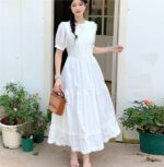 French Sweet Girl Gentle Wind Flying Sleeve Dress - Image 5