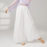 Womens Loose-fit Chiffon Pants For Classical Dance, Chinese-style - Image 7
