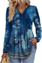 Womens Long-sleeve Autumn Blouse, Doll-style - Image 4