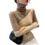 Womens Chic Turtleneck Knit Top For Fall And Winter - Image 3