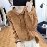 Springautumn Relaxed-fit Youth-boosting Slimming Top For Work - Image 10