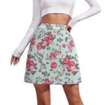 Stylish A-line Printed Skirt For Women