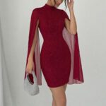 Elegant And Sexy Sequin Bodycon Sheath Mini Dress - Image 5