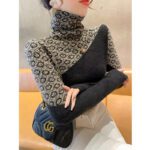 Womens Chic Turtleneck Knit Top For Fall And Winter - Image 4