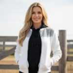 Casual Color-Block Zip-Up Long-Sleeve Sports Top - Image 3