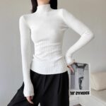 Womens Turtleneck Sweater A High-end Base Layer For Fall And Winter - Image 2