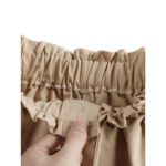 Women's Cotton-linen Utility Skirt With Pockets - Image 10