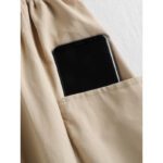 Women's Cotton-linen Utility Skirt With Pockets - Image 4