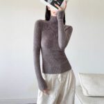 Womens Turtleneck Sweater A High-end Base Layer For Fall And Winter - Image 5