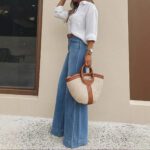 Womens Fashionable Vintage Washed Slim-Fit Jeans - Image 6