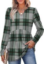 Womens Long-sleeve Autumn Blouse, Doll-style - Image 7