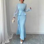 Fashionable Irregular Ruffle Hem Slip Dress