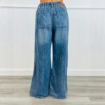 Retro High-waisted Slightly Flared Jeans With A Stretchy Waistband - Image 2