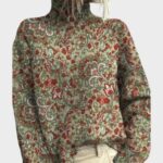Christmas Long-Sleeve Lapel Tote Sweater Hoodie - Image 2