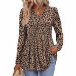 Womens Long-sleeve Autumn Blouse, Doll-style
