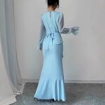 Fashionable Irregular Ruffle Hem Slip Dress - Image 5