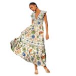 Ladies Summer Holiday Dress With Ruffle-Trimmed Sleeves For A Casual Look - Image 6