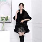 Thickened Knitted Cape With Furry Collar For FallWinter - Image 7