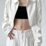 American-style Vintage Long-sleeve Lapel Leather Jacket - Image 2